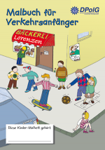 Malbuch für Verkehrsanfänger