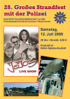 Großes Strandfest mit der Polizei 2008